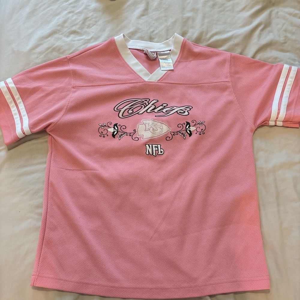 Vintage pink NFLChiefs Jersey